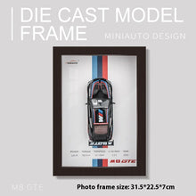 Ladda upp bild till gallerivisning, 1/32 Photo Frame Version Alloy Metal Sports Car Model Simulation 3D Racing Car Hanging Painting Collection Kids Gifts Decoration