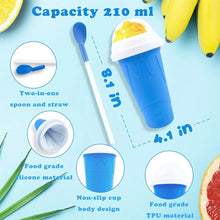 Ladda upp bild till gallerivisning, Homemade Smoothie Cup Quick-Frozen Ice Cream Milkshake Bottle Summer DIY Juice Iced Cup Freezed Portable Squeeze Slushie Cups