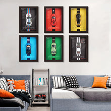 Ladda upp bild till gallerivisning, 1/32 Photo Frame Version Alloy Metal Sports Car Model Simulation 3D Racing Car Hanging Painting Collection Kids Gifts Decoration