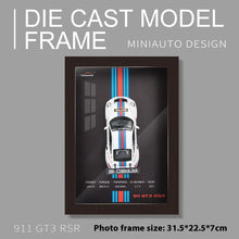 Ladda upp bild till gallerivisning, 1/32 Photo Frame Version Alloy Metal Sports Car Model Simulation 3D Racing Car Hanging Painting Collection Kids Gifts Decoration