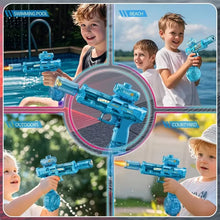 Ladda upp bild till gallerivisning, Led Light Emitting Electric Water Gun Toys Children Automatic Sensor Lights Water Pistol Summer Outdoor Beach Pool Toy for Kids
