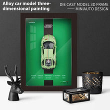 Ladda upp bild till gallerivisning, 1/32 Photo Frame Version Alloy Metal Sports Car Model Simulation 3D Racing Car Hanging Painting Collection Kids Gifts Decoration
