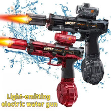 Ladda upp bild till gallerivisning, Led Light Emitting Electric Water Gun Toys Children Automatic Sensor Lights Water Pistol Summer Outdoor Beach Pool Toy for Kids

