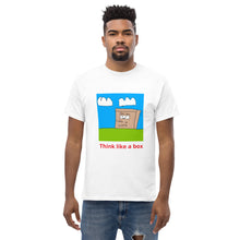 Ladda upp bild till gallerivisning, Men&#39;s classic tee - &quot;Think like a box&quot;
