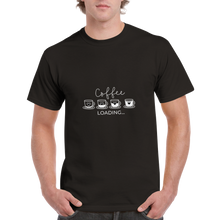 Ladda upp bild till gallerivisning, Coffee loading - Kraftig Unisex Crewneck T-shirt
