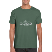 Ladda upp bild till gallerivisning, Coffee loading - Klassisk unisex rundhalsad t-shirt
