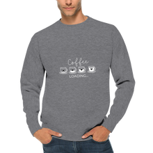 Ladda upp bild till gallerivisning, Coffee loading - Premium unisex tröja med crewneck
