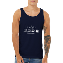 Ladda upp bild till gallerivisning, Coffee loading - Premium unisex tanktopp
