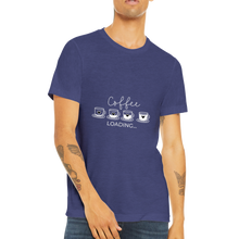 Ladda upp bild till gallerivisning, Coffee loading - Triblend unisex rundhalsad t-shirt
