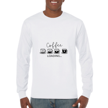 Ladda upp bild till gallerivisning, Coffee loading - Klassisk unisex långärmad T-shirt
