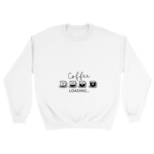 Ladda upp bild till gallerivisning, Coffee loading - Klassisk rundhalsad unisex sweatshirt
