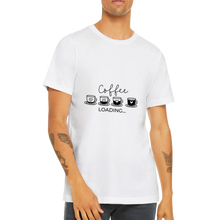 Ladda upp bild till gallerivisning, Coffee loading - Premium unisex rundhalsad t-shirt
