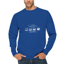 Ladda upp bild till gallerivisning, Coffee loading - Premium unisex tröja med crewneck
