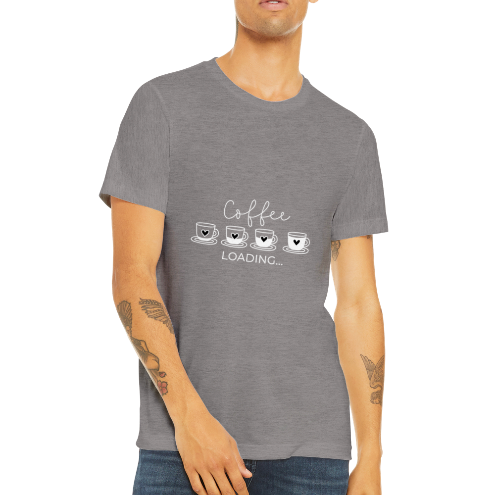 Coffee loading - Triblend unisex rundhalsad t-shirt