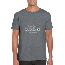 Ladda upp bild till gallerivisning, Coffee loading - Klassisk unisex rundhalsad t-shirt
