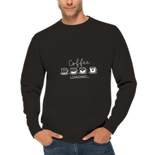 Ladda upp bild till gallerivisning, Coffee loading - Premium unisex tröja med crewneck
