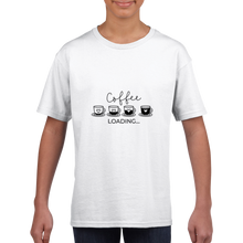 Ladda upp bild till gallerivisning, Coffee loading - Klassisk barn Crewneck T-shirt
