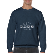 Ladda upp bild till gallerivisning, Coffee loading - Klassisk rundhalsad unisex sweatshirt
