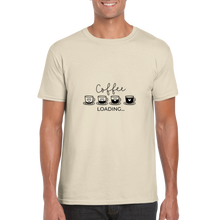 Ladda upp bild till gallerivisning, Coffee loading - Klassisk unisex rundhalsad t-shirt
