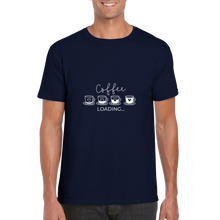 Ladda upp bild till gallerivisning, Coffee loading - Klassisk unisex rundhalsad t-shirt
