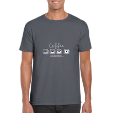 Ladda upp bild till gallerivisning, Coffee loading - Klassisk unisex rundhalsad t-shirt
