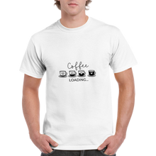 Ladda upp bild till gallerivisning, Coffee loading - Kraftig Unisex Crewneck T-shirt
