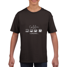 Ladda upp bild till gallerivisning, Coffee loading - Klassisk barn Crewneck T-shirt
