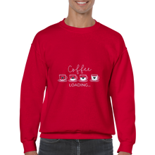 Ladda upp bild till gallerivisning, Coffee loading - Klassisk rundhalsad unisex sweatshirt
