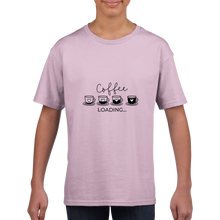 Ladda upp bild till gallerivisning, Coffee loading - Klassisk barn Crewneck T-shirt
