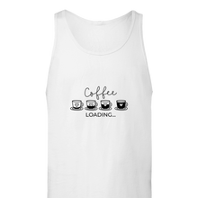 Ladda upp bild till gallerivisning, Coffee loading - Premium unisex tanktopp
