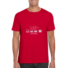 Ladda upp bild till gallerivisning, Coffee loading - Klassisk unisex rundhalsad t-shirt
