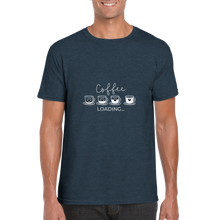 Ladda upp bild till gallerivisning, Coffee loading - Klassisk unisex rundhalsad t-shirt
