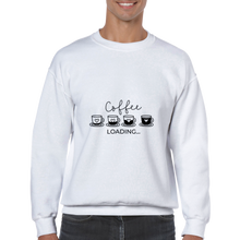 Ladda upp bild till gallerivisning, Coffee loading - Klassisk rundhalsad unisex sweatshirt
