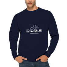 Ladda upp bild till gallerivisning, Coffee loading - Premium unisex tröja med crewneck
