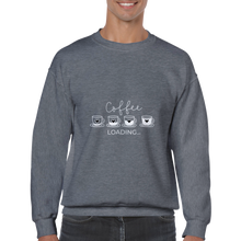 Ladda upp bild till gallerivisning, Coffee loading - Klassisk rundhalsad unisex sweatshirt
