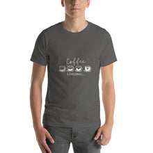 Ladda upp bild till gallerivisning, Coffee loading - Kortärmad t-shirt i unisex-modell
