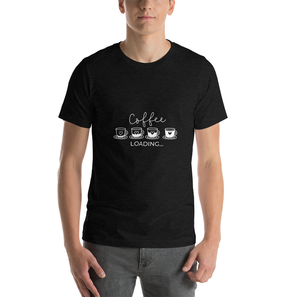 Coffee loading - Kortärmad t-shirt i unisex-modell